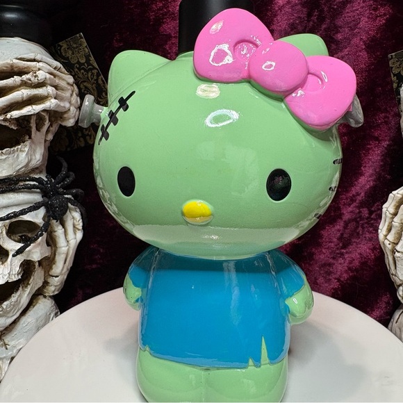 Halloween Spooky Season Sanrio Hello Kitty Frankenstein Monster Soap Dispenser - Picture 6 of 12